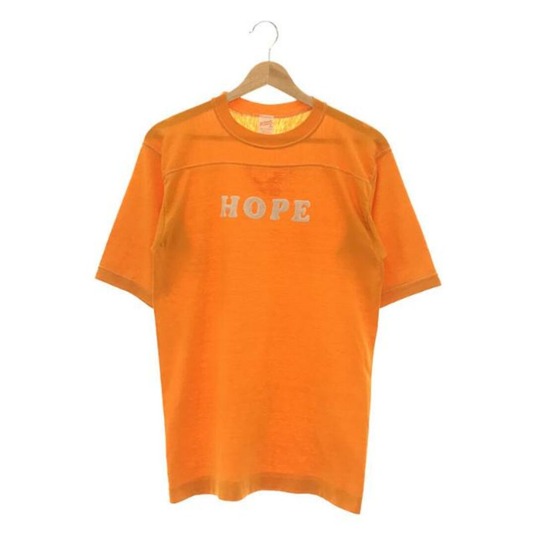 【美品】  VINTAGE / ヴィンテージ古着 | sportswear / HOPE ロゴ カットソー | M | イエロー | メンズ メンズのトップス(Tシャツ/カットソー(七分/長袖))の商品写真