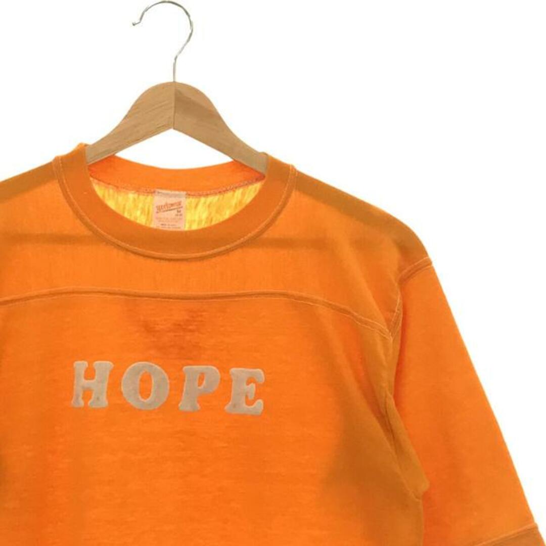 【美品】  VINTAGE / ヴィンテージ古着 | sportswear / HOPE ロゴ カットソー | M | イエロー | メンズ メンズのトップス(Tシャツ/カットソー(七分/長袖))の商品写真