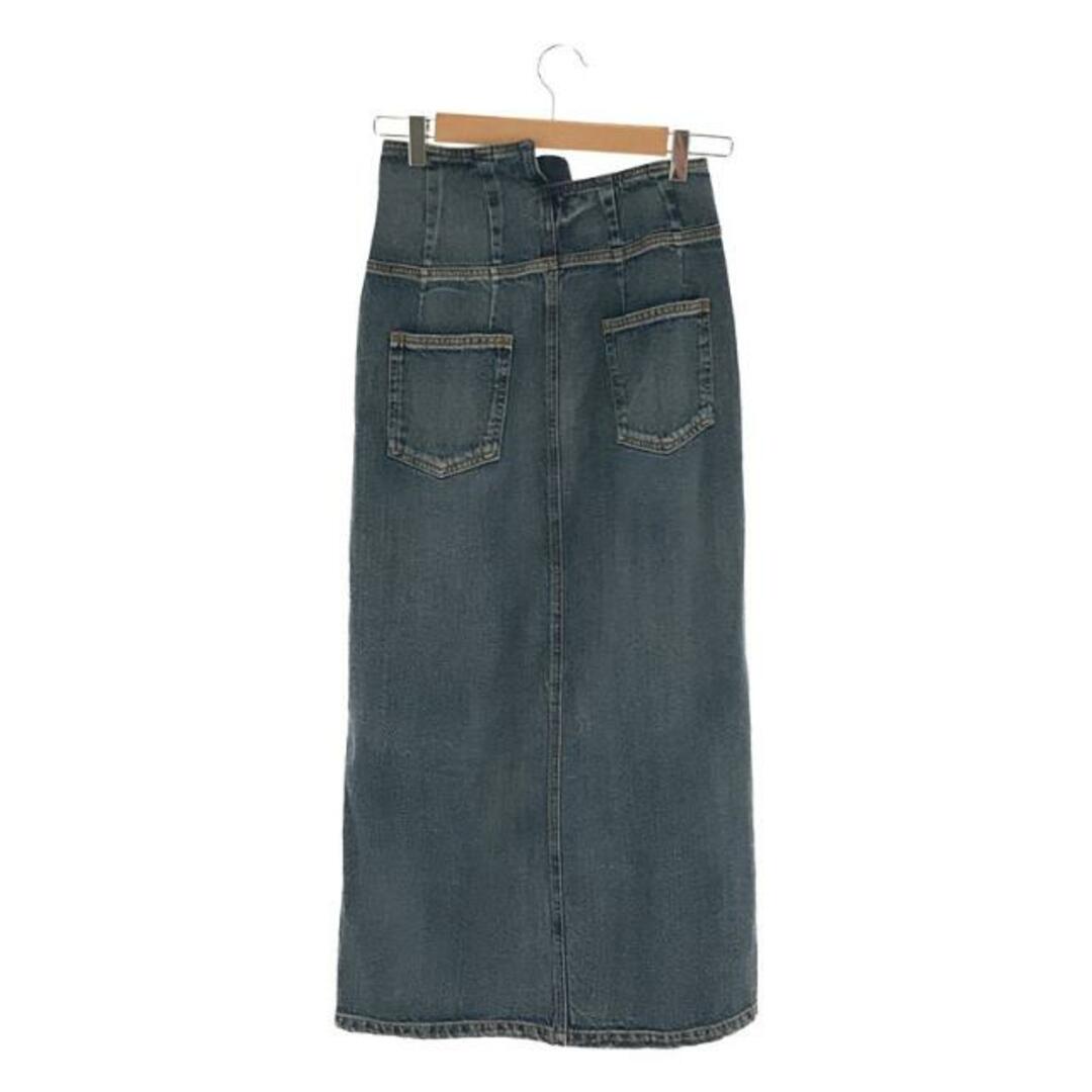 Ameri VINTAGE(アメリヴィンテージ)のAmeri VINTAGE / アメリヴィンテージ | STUDS LINE DENIM SKIRT スカート | M | インディゴ | レディース レディースのスカート(ロングスカート)の商品写真