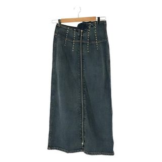 Ameri アメリ スカート STUDS LINE DENIM SKIRT