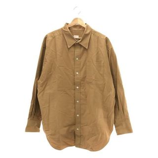 スピックアンドスパン(Spick & Span)の【新品】  Spick and Span / スピックアンドスパン | 2022SS | × KaNa OYA オックスシャツ camel | 38 | キャメル | レディース(シャツ/ブラウス(長袖/七分))