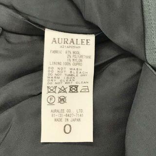 レディースAURALEE / オーラリー | 2021AW | TENSE WOOL DOUBLE CLOTH SLACKS パンツ | 0 | BL/GY | レディース