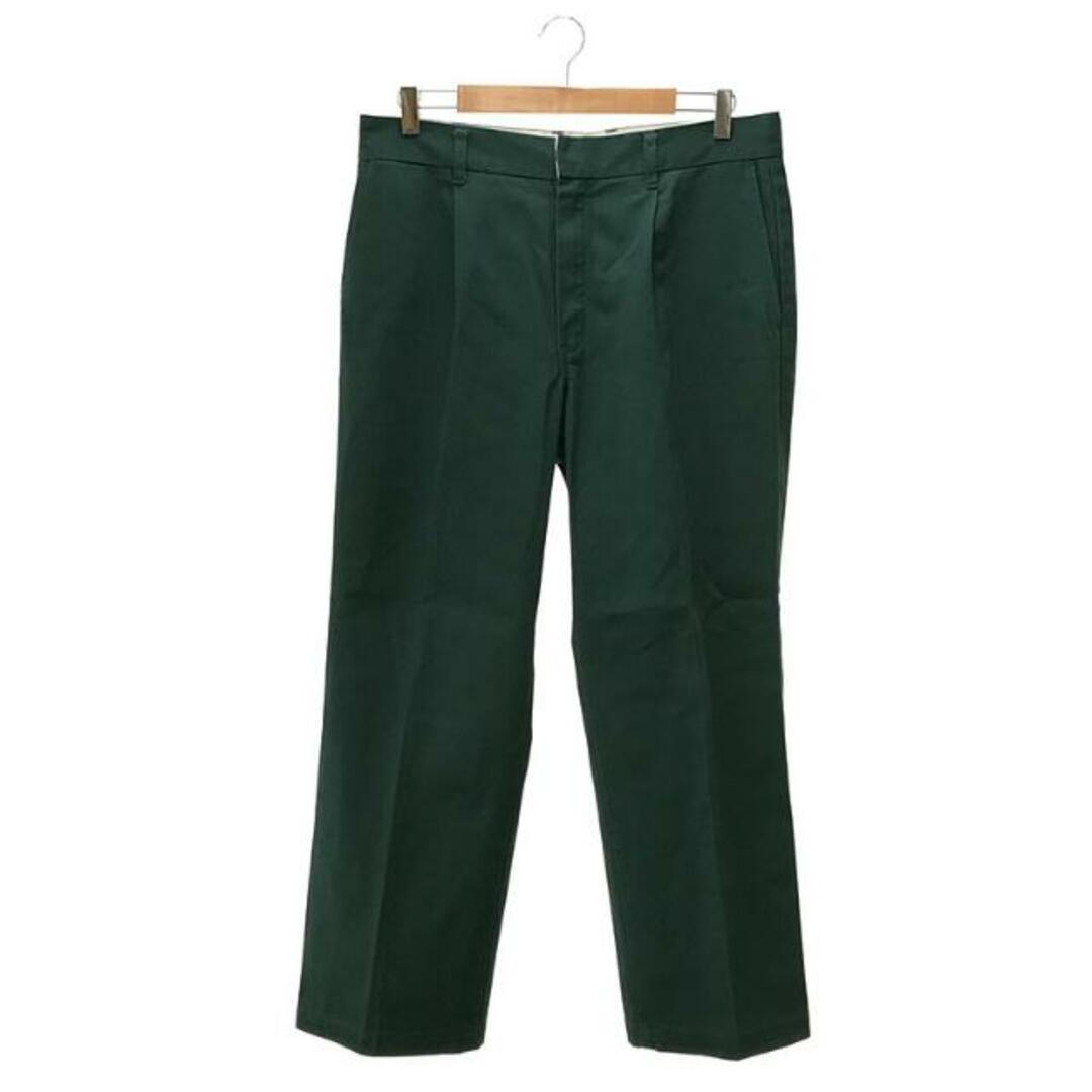 WACKO MARIA(ワコマリア)のWACKO MARIA / ワコマリア | × DICKIES / PLEATED TROUSERS(TYPE-1)  パンツ | L | グリーン | メンズ メンズのパンツ(その他)の商品写真