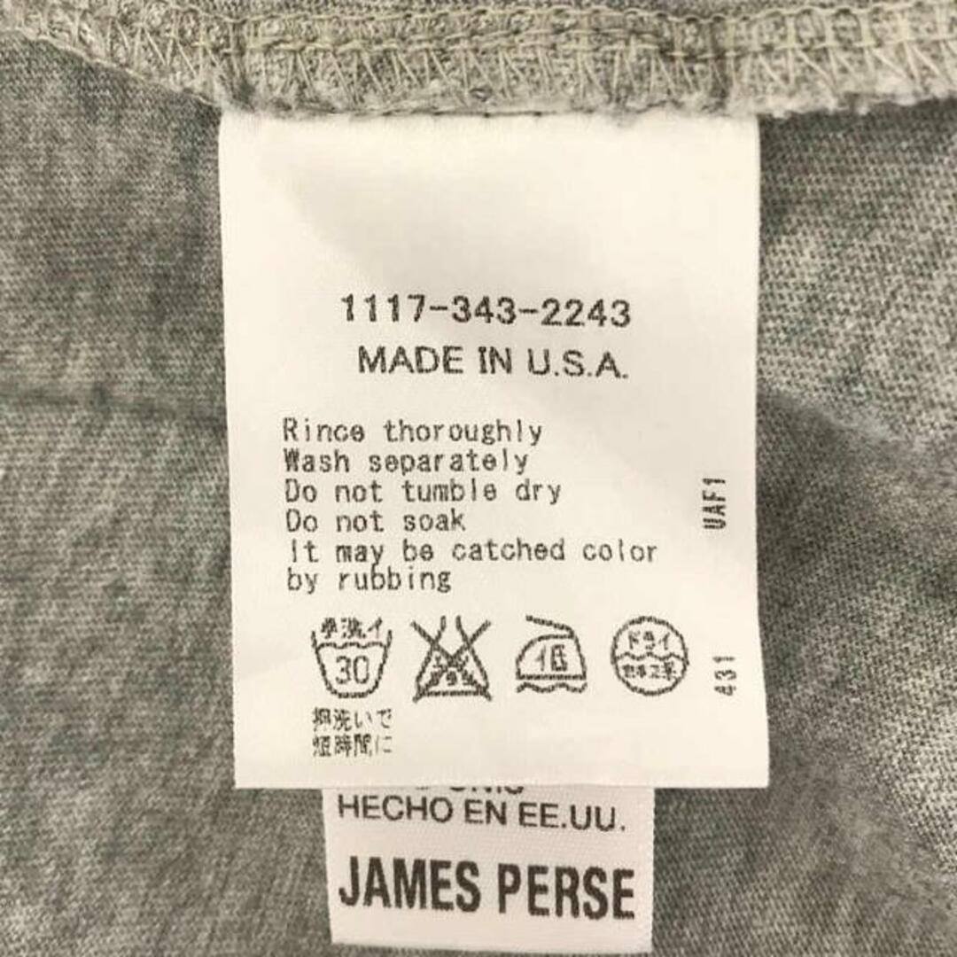 JAMES PERSE / ジェームスパース | コットン Tシャツ | 0 | グレー | メンズ