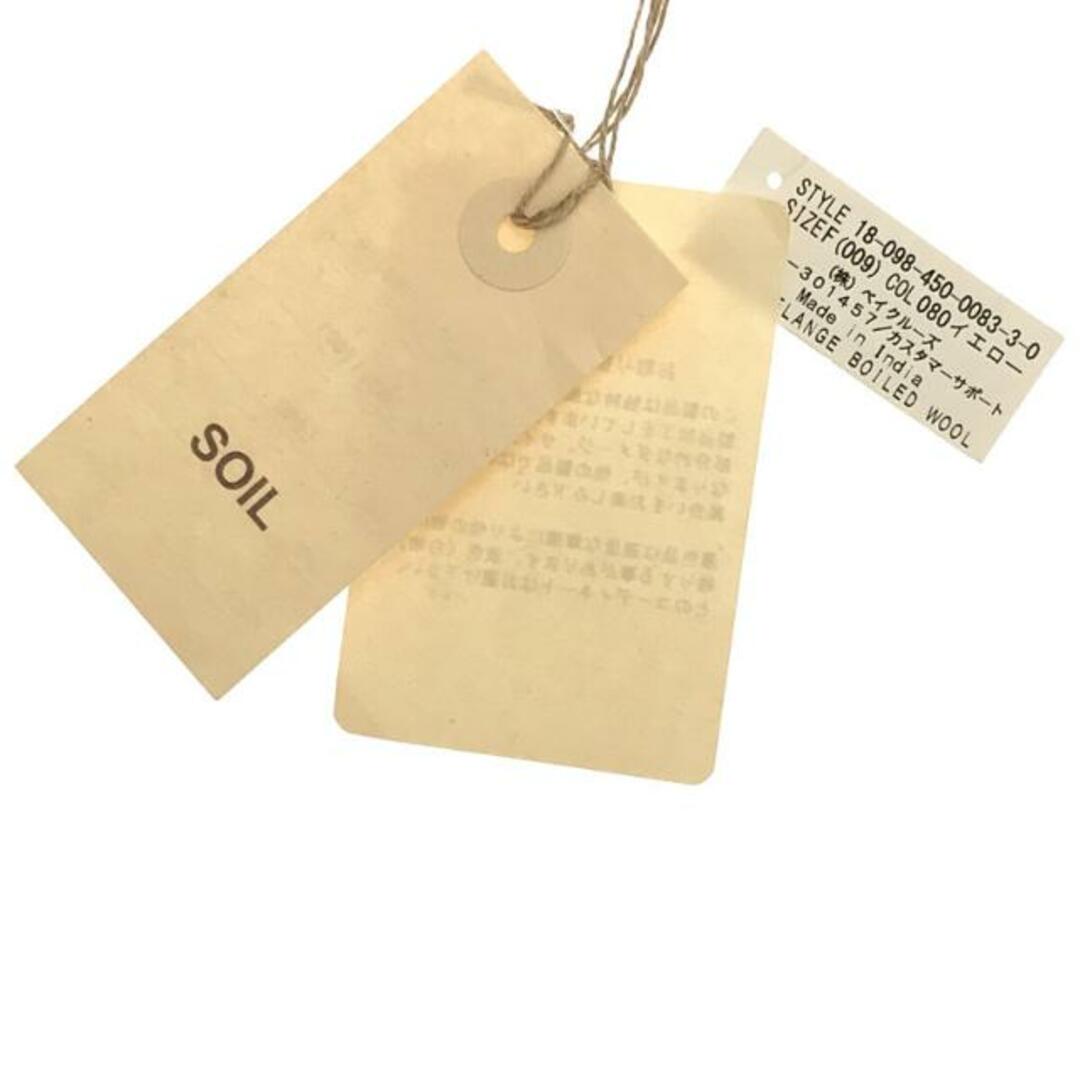 SOIL - 【新品】 SOIL / ソイル | MELANGE BOILED WOOL PLAIN SOIL - 【新品】 SOIL / ソイル | MELANGE BOILED WOOL PLAIN