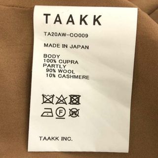 美品】 TAAKK / ターク | 2020AW | アイレット レイヤード チェスター