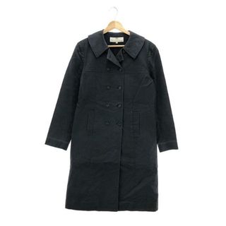 バレンシアガ(Balenciaga)のBALENCIAGA / バレンシアガ | La Mode コットン 切替 ダブル コート | 40 | ネイビー | レディース(その他)