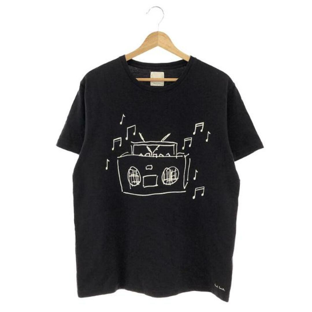 Paul Smith(ポールスミス)のPaul Smith / ポールスミス | プリント Tシャツ | L | ブラック | メンズ メンズのトップス(Tシャツ/カットソー(半袖/袖なし))の商品写真