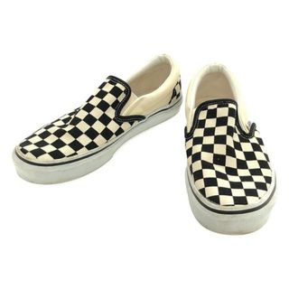 ヴァンズ(VANS)のVANS / バンズ | V98CLA SLIP ON スリッポン | 24.5 | ブラック/ホワイト | レディース(スニーカー)