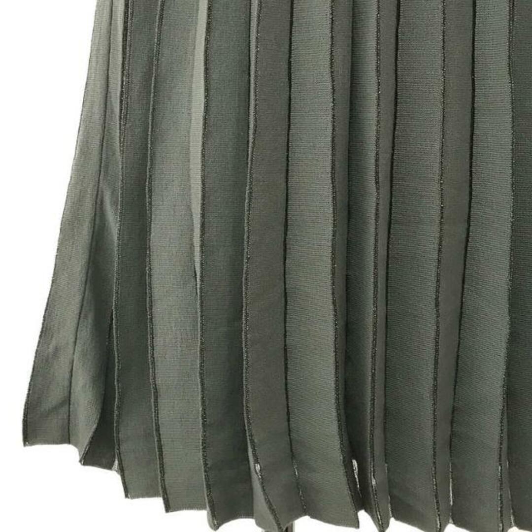 RED VALENTINO / レッドヴァレンティノ | A-jour stitched cotton lurex knit dress ワンピース | XXS | スカイ | レディース レディースのワンピース(ロングワンピース/マキシワンピース)の商品写真