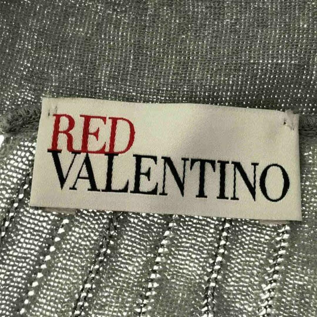 RED VALENTINO / レッドヴァレンティノ | A-jour stitched cotton lurex knit dress ワンピース | XXS | スカイ | レディース レディースのワンピース(ロングワンピース/マキシワンピース)の商品写真