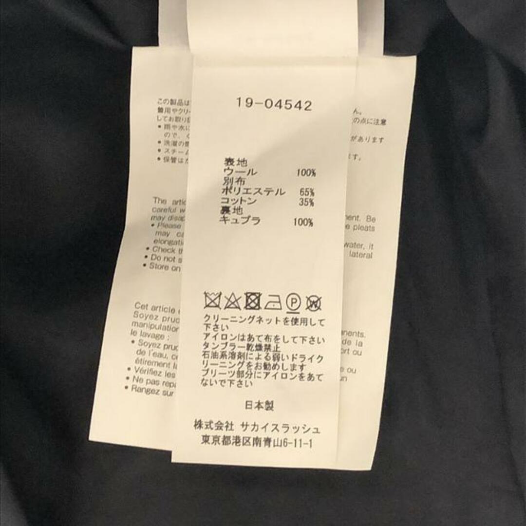 sacai - 【美品】 sacai / サカイ | 2019AW | ウール 切替 sacai - 【美品】 sacai / サカイ | 2019AW | ウール 切替