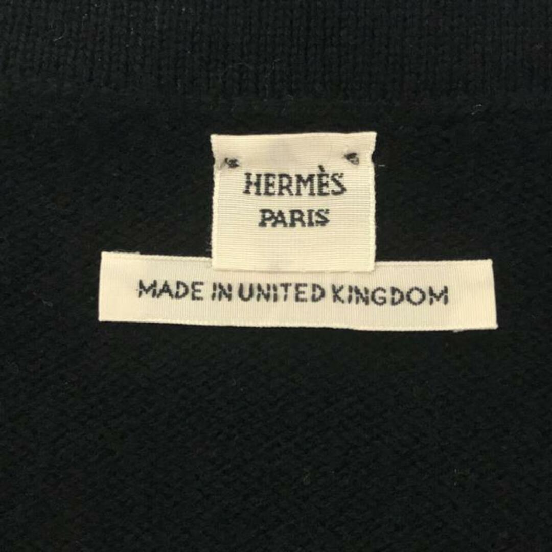 Hermes(エルメス)の【美品】  HERMES / エルメス | カシミヤ ニットワンピース | 34 | ブラック | レディース レディースのワンピース(ロングワンピース/マキシワンピース)の商品写真