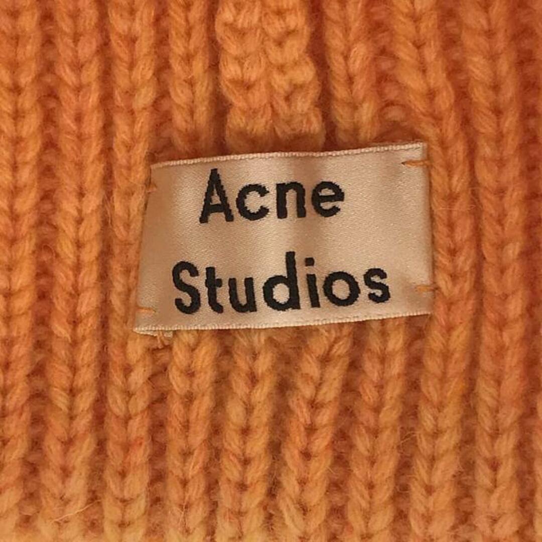 Acne Studios / アクネストゥディオズ | ボンボン付き ニットキャップ | オレンジ | レディース