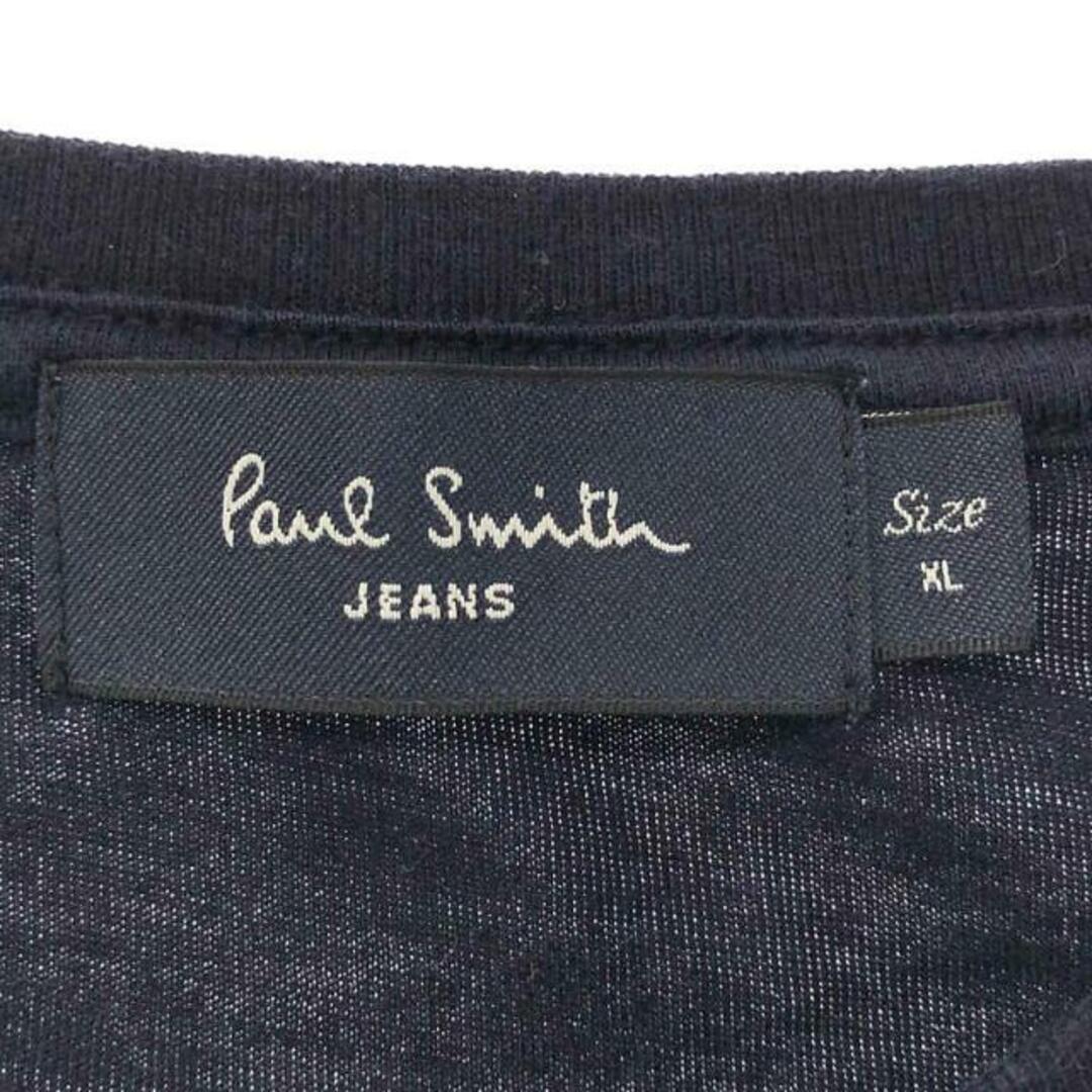 Paul Smith(ポールスミス)のPaul Smith / ポールスミス | Jeans プリント Tシャツ | XL | ダークネイビー | メンズ メンズのトップス(Tシャツ/カットソー(半袖/袖なし))の商品写真