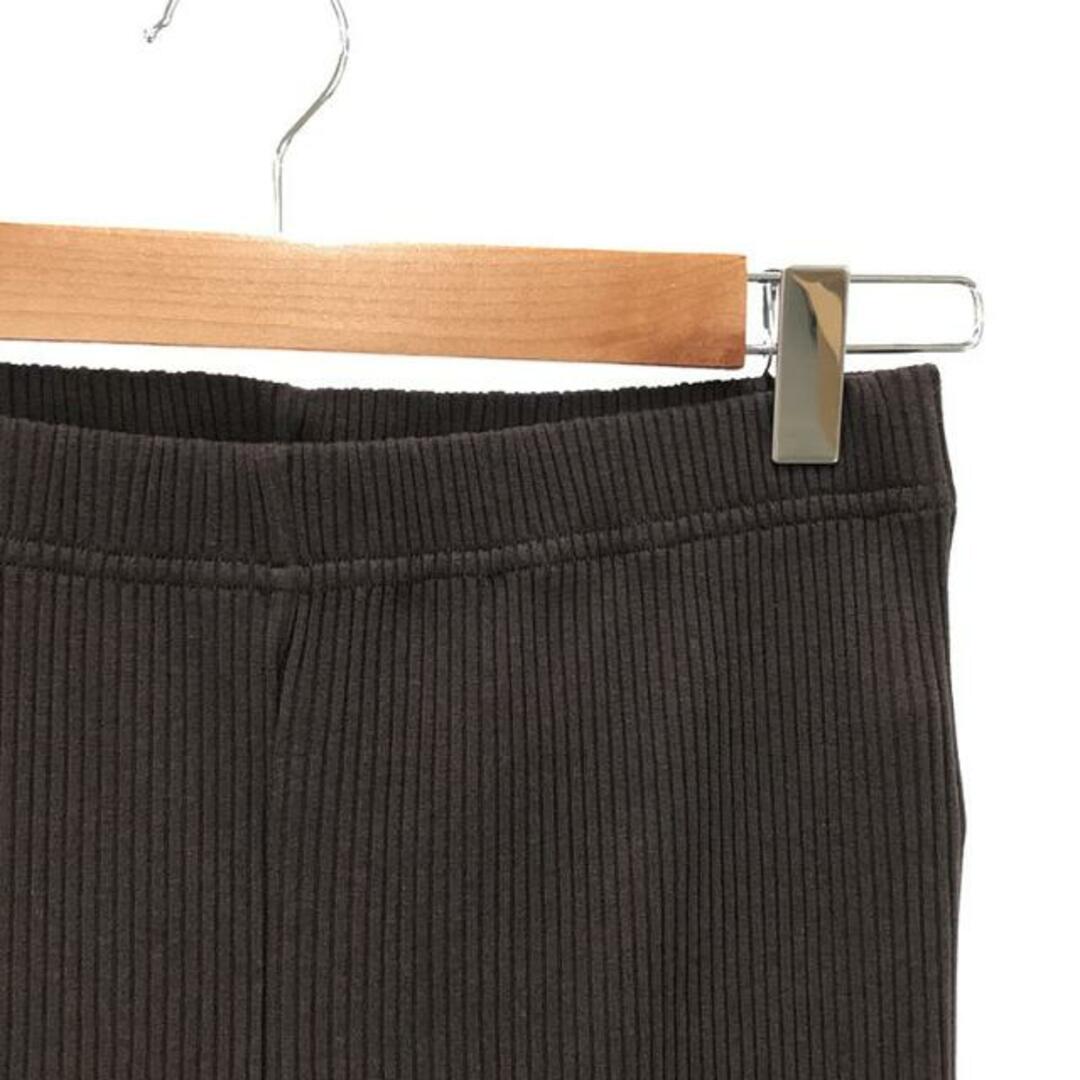 Spick & Span(スピックアンドスパン)の【新品】  Spick and Span / スピックアンドスパン | 2021SS | リブフレアパンツ | F | ブラウン | レディース レディースのパンツ(その他)の商品写真