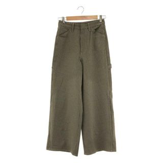 スピックアンドスパン(Spick & Span)の【美品】  Spick and Span / スピックアンドスパン | 2022AW | ハウンズトゥースペインターパンツ | 36 | ベージュベース | レディース(その他)