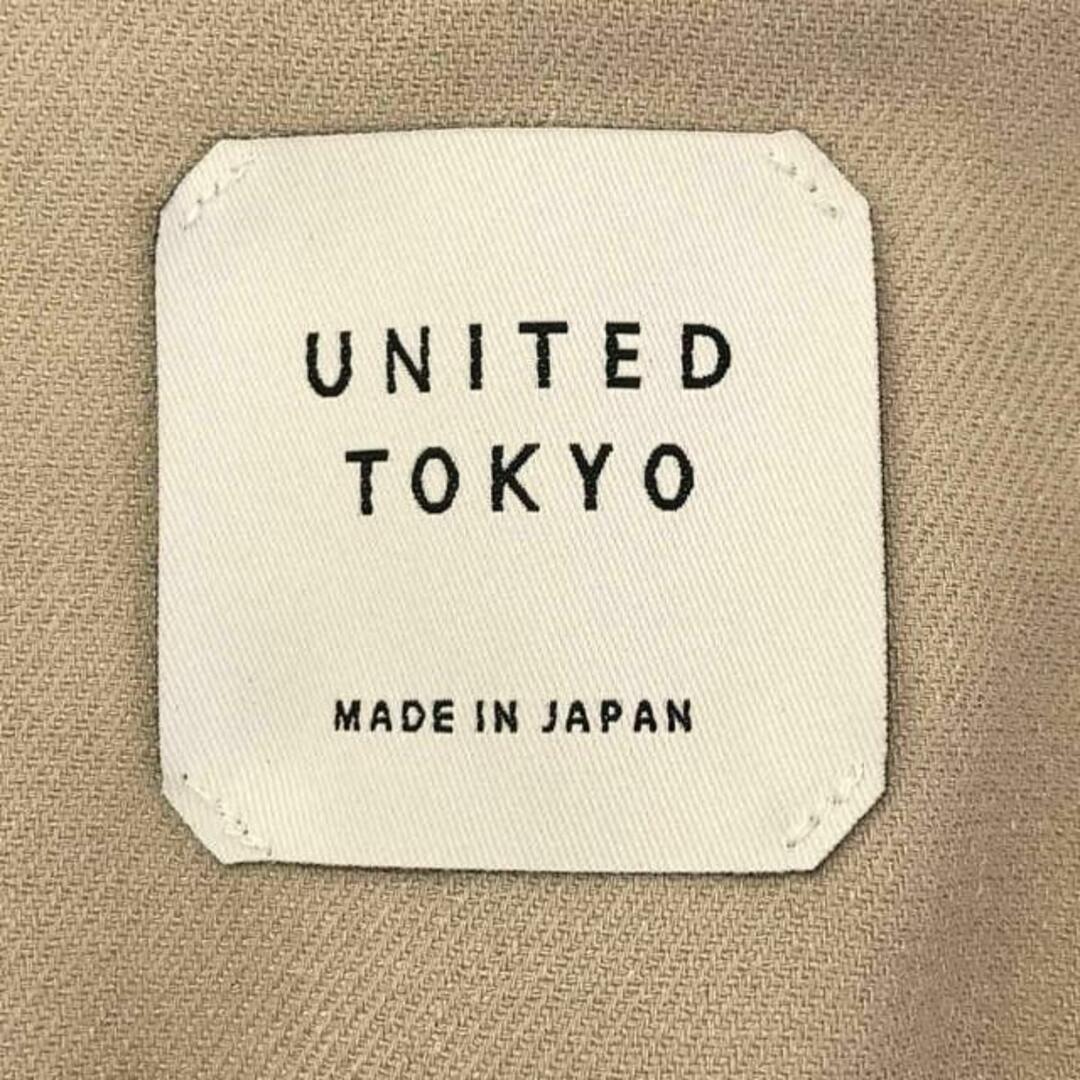 【美品】  UNITED TOKYO / ユナイテッドトウキョウ | リネンライクハーフカラージャケット | 2 | ベージュ | レディース 5