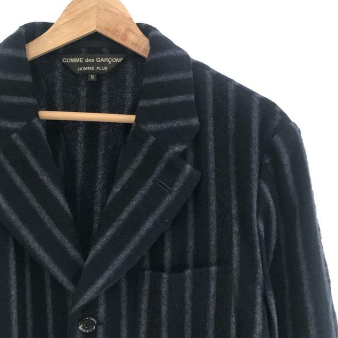 その他COMME des GARCONS HOMME PLUS / コムデギャルソンオムプリュス | 2003AW | カーブ期 インサイドアウト ストライプ ジャケット | M | ネイビー | メンズ