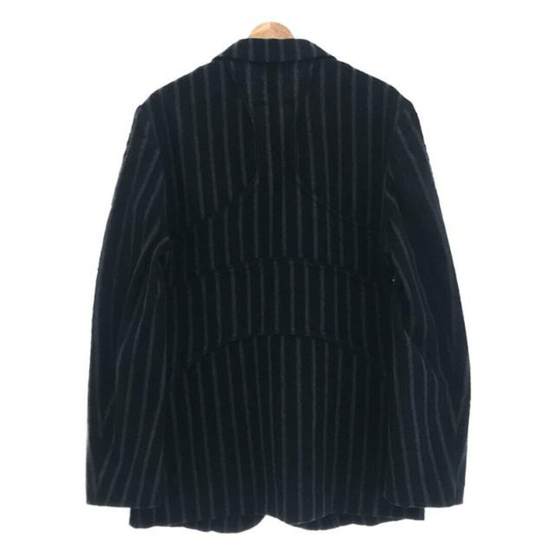 その他COMME des GARCONS HOMME PLUS / コムデギャルソンオムプリュス | 2003AW | カーブ期 インサイドアウト ストライプ ジャケット | M | ネイビー | メンズ