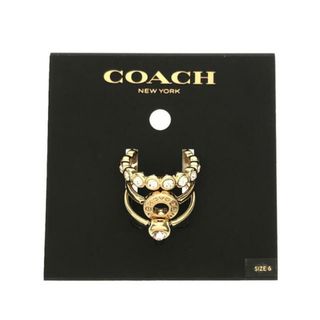 コーチ(COACH)の【新品】  COACH / コーチ | オープンサークルリング セット | 6 | ローズゴールド | レディース(リング(指輪))