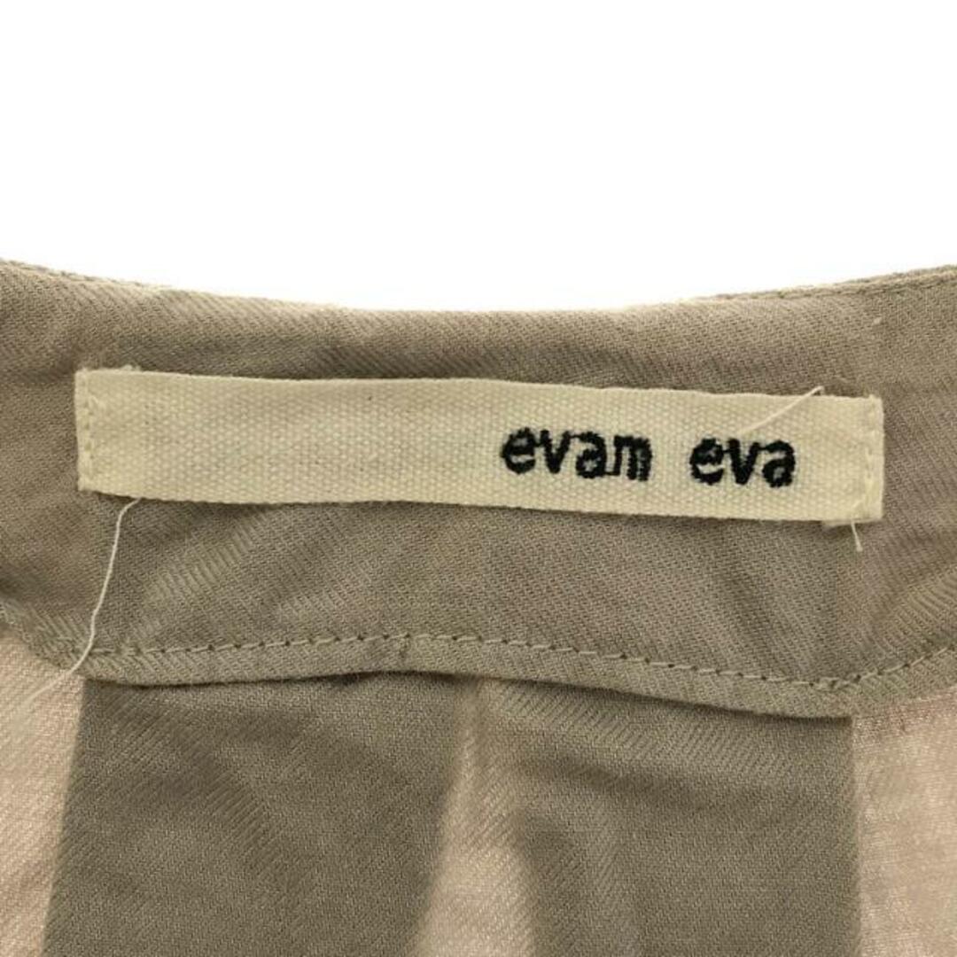 evam eva(エヴァムエヴァ)のevam eva / エヴァムエヴァ | カシュクール ローブ ワンピース | 1 | ライトグレー | レディース レディースのワンピース(ロングワンピース/マキシワンピース)の商品写真