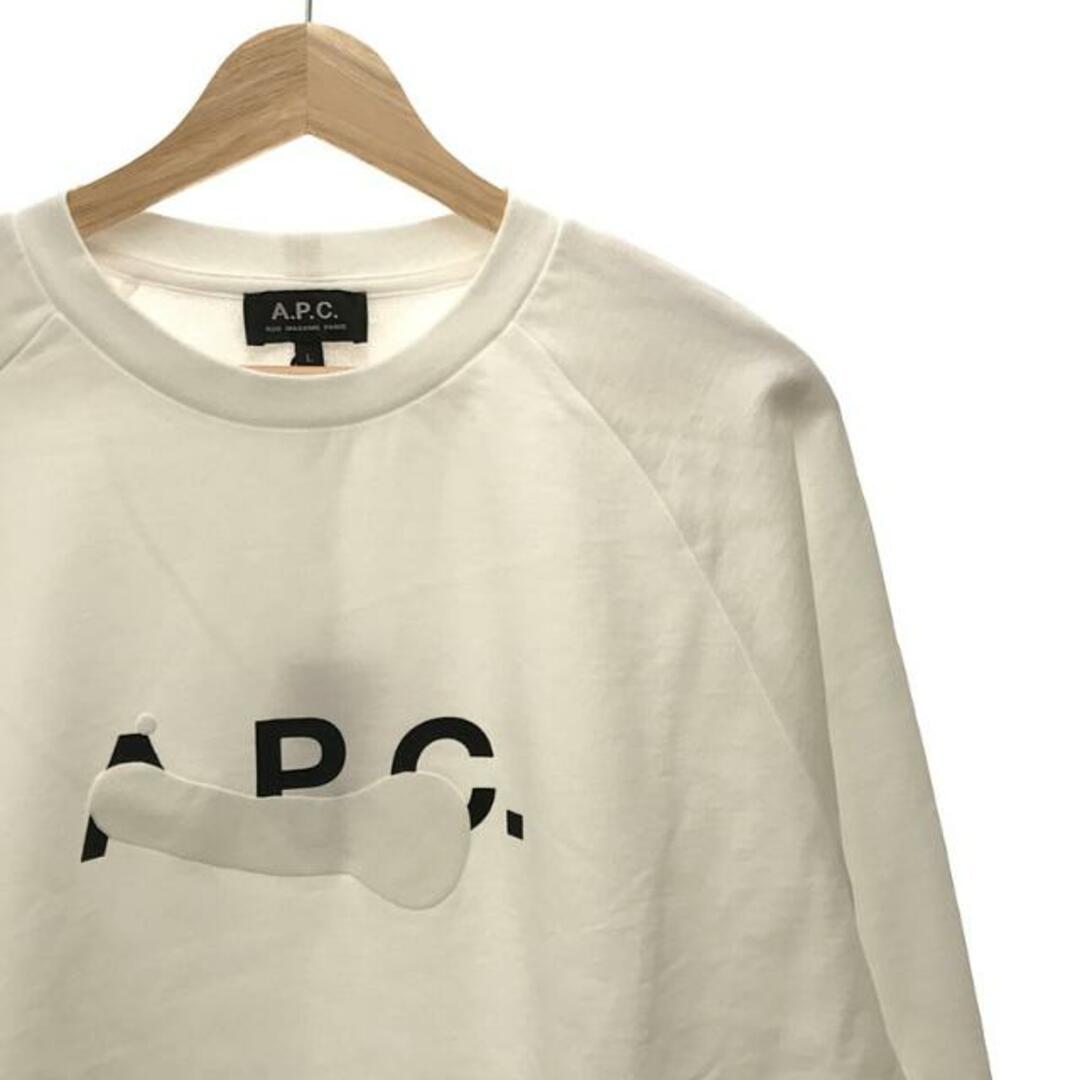 A.P.C. アーペーセー 刺繍ロゴ  トレーナー  スウェット　裏起毛