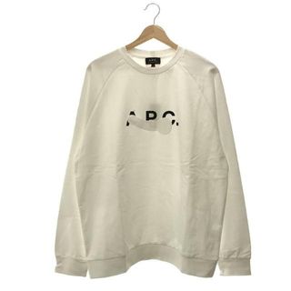 アーペーセー(A.P.C)のA.P.C. / アーペーセー | × Sho Shibuya スプラッシュ ロゴ プリント スウェット | L | ホワイト | メンズ(スウェット)