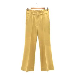 【新品】  SHIKITARI / シキタリ | 2023SS | PINTUCK MEGA FLARE SLACKS YELLOW | M | イエロー | メンズ(その他)