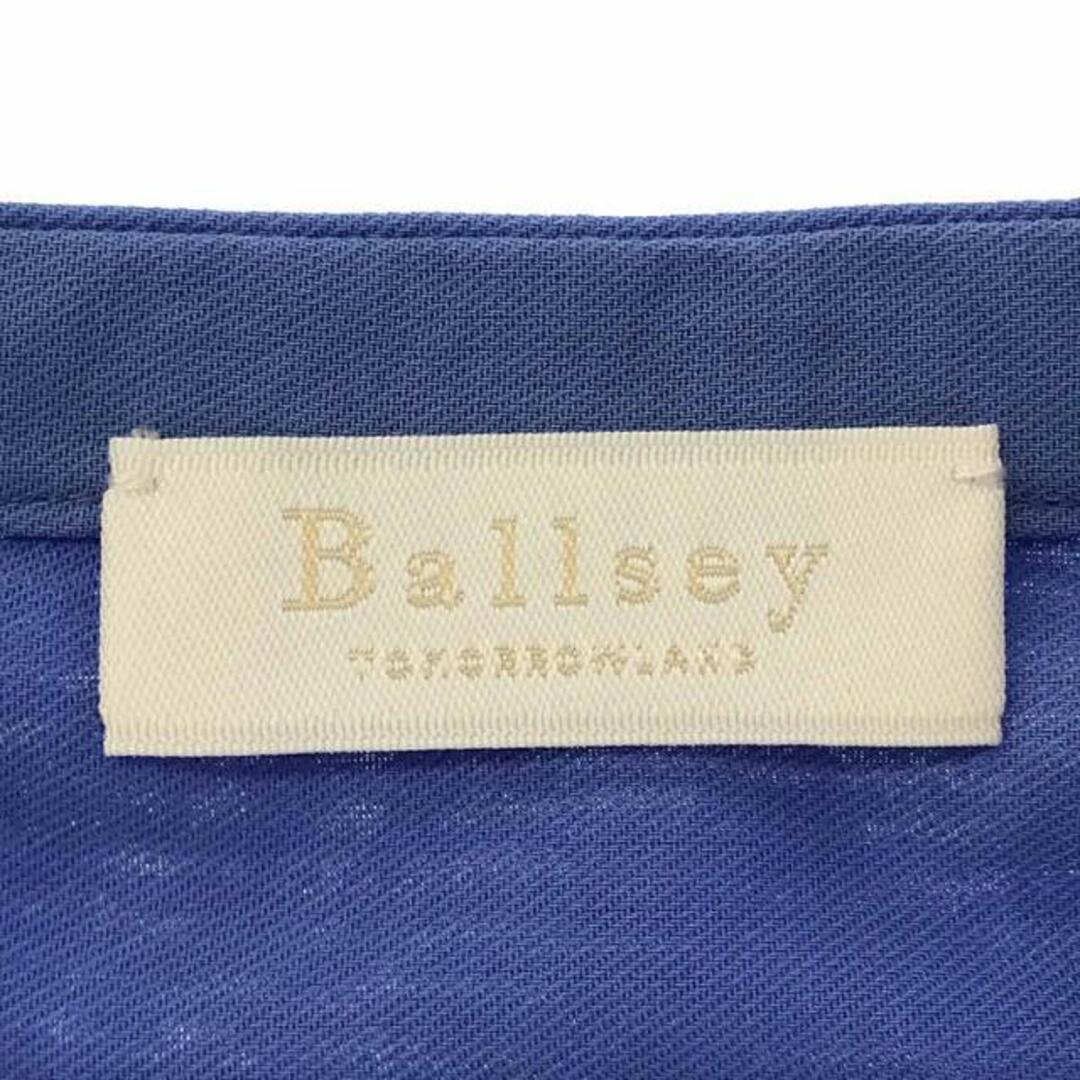 【美品】  Tomorrowland BALLSEY / トゥモローランドボールジー | 2023SS | クリスタルコットン ワイドスリーブブラウス | 36 | ライトブルー | レディース