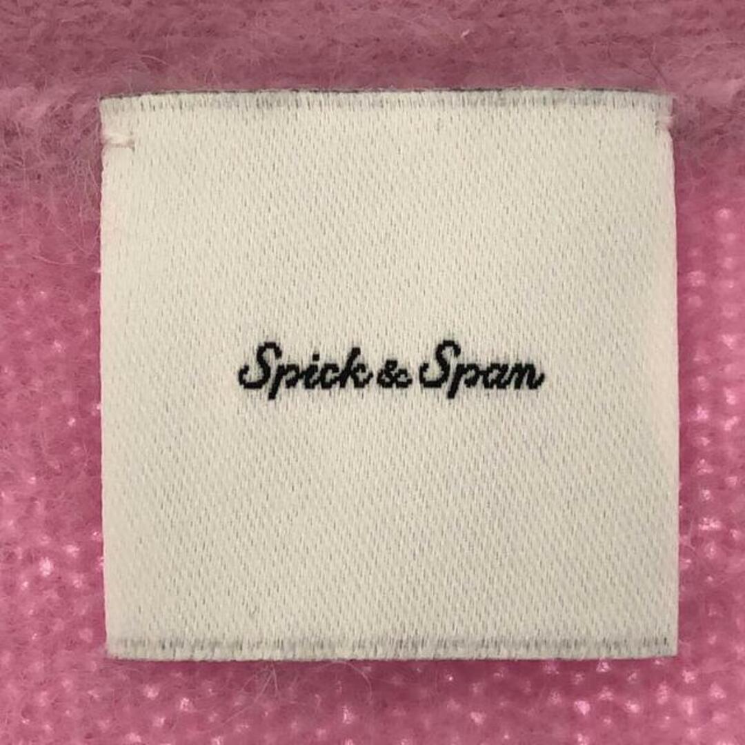 Spick & Span(スピックアンドスパン)の【美品】  Spick and Span / スピックアンドスパン | 2021AW | FURKNITワイドVカーディガン | F | ピンク | レディース レディースのトップス(カーディガン)の商品写真