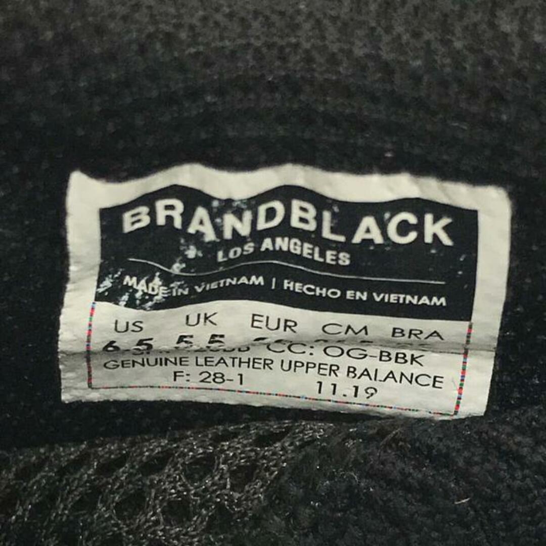 【美品】 BRANDBLACK / ブランドブラック | SAGA サガ レザー ローカット ダッド スニーカー | 24.5 | ブラック | レディース