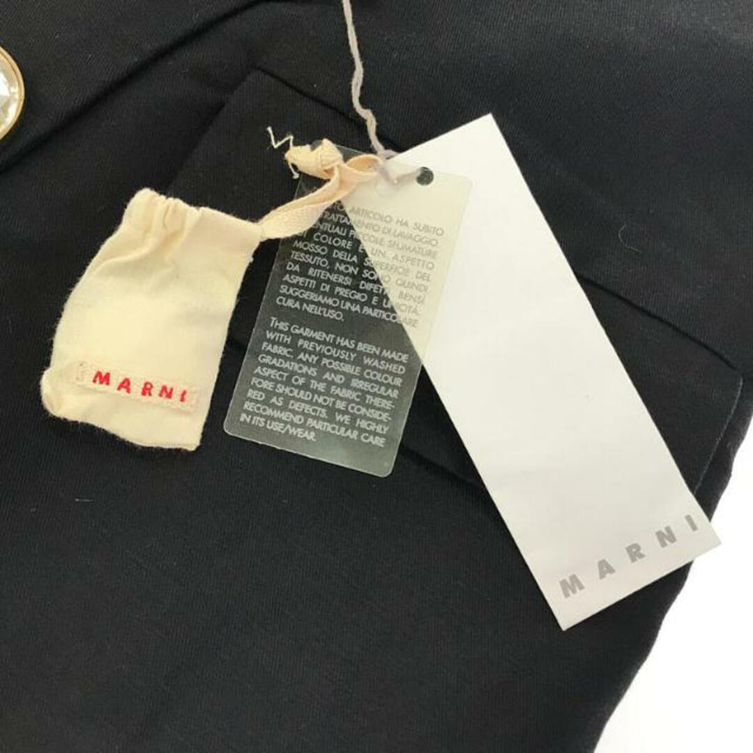 MARNI / マルニ | 装飾 裁断 コート | 36 | ブラック | レディース MARNI / マルニ | 装飾 裁断 コート | 36 | ブラック | レディース