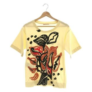 マルニ(Marni)のMARNI / マルニ | 両面プリント Tシャツ | 38 | アイボリー | レディース(Tシャツ(半袖/袖なし))