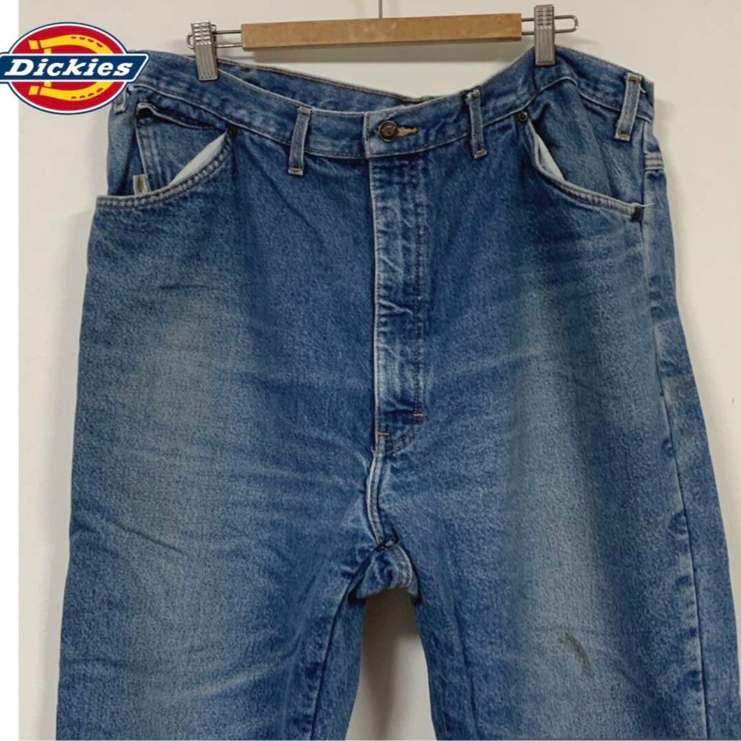 Dickies 44×30ジーンズ ディッキーズ ブルー