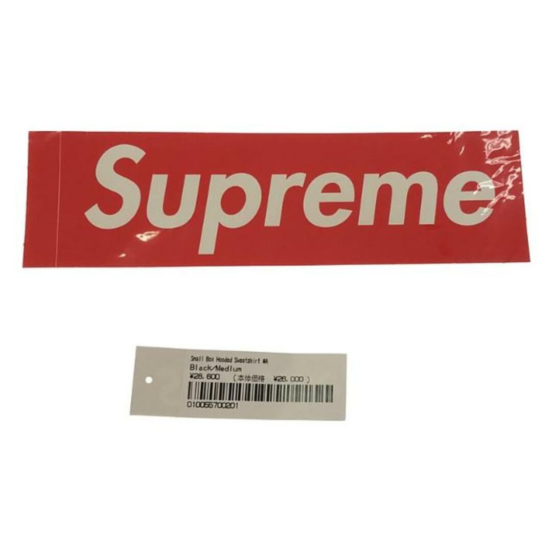 SUPREME / シュプリーム | ①2022AW Small Box Hooded Sweatshirt スモール ボックスロゴ スウェット  パーカー タグ・ステッカー付 | M | Black | メンズ