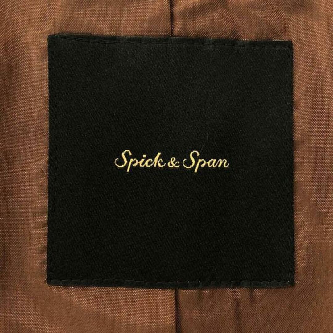 Spick & Span(スピックアンドスパン)のSpick and Span / スピックアンドスパン | ピンチェックオーバージャケット | 36 | ブラウン | レディース レディースのジャケット/アウター(その他)の商品写真