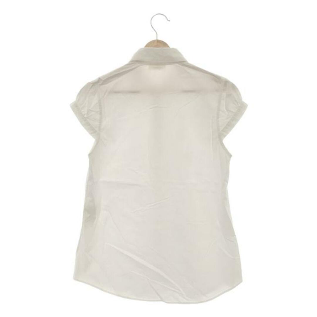 LIMI feu(リミフゥ)のLIMI feu / リミフゥ | ギャザースリーブ 半袖シャツ | ホワイト | レディース レディースのトップス(シャツ/ブラウス(半袖/袖なし))の商品写真