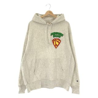 チャンピオン(Champion)のCHAMPION / チャンピオン | "MASTERPICESOUND" LOGO HOODIE パーカー | XL | SILVER GREY | メンズ(スウェット)