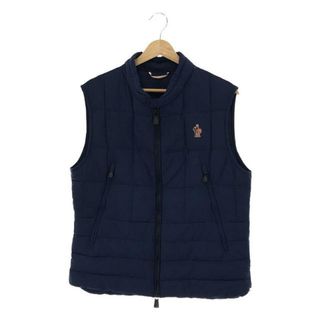 MONCLER Grenoble / モンクレールグルノーブル | SAVE GILET ジップアップ ダウン ベスト | 3 | ブルー | メンズ(ベスト)