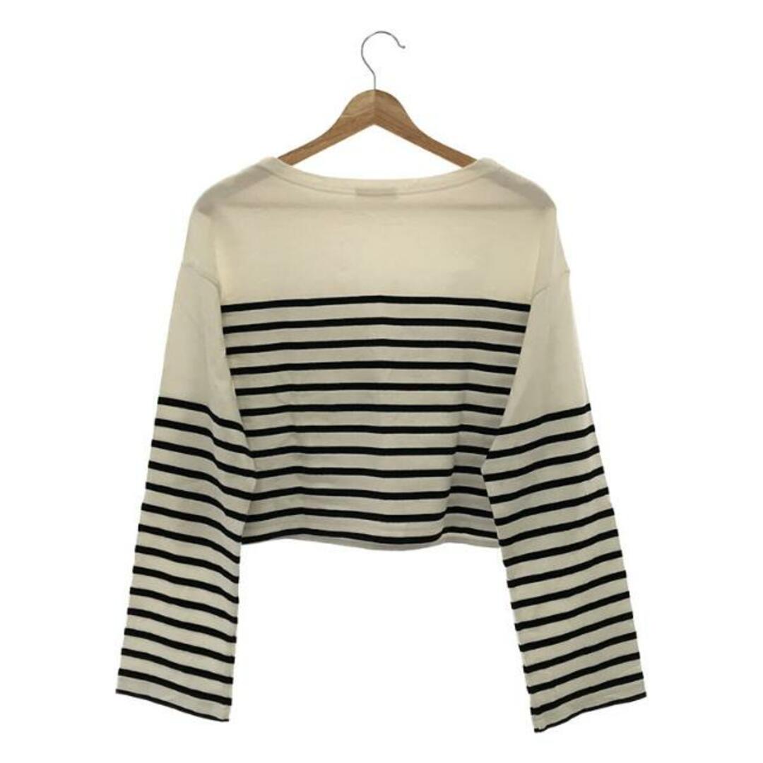 Deuxieme Classe Cropped Stripe Tシャツ