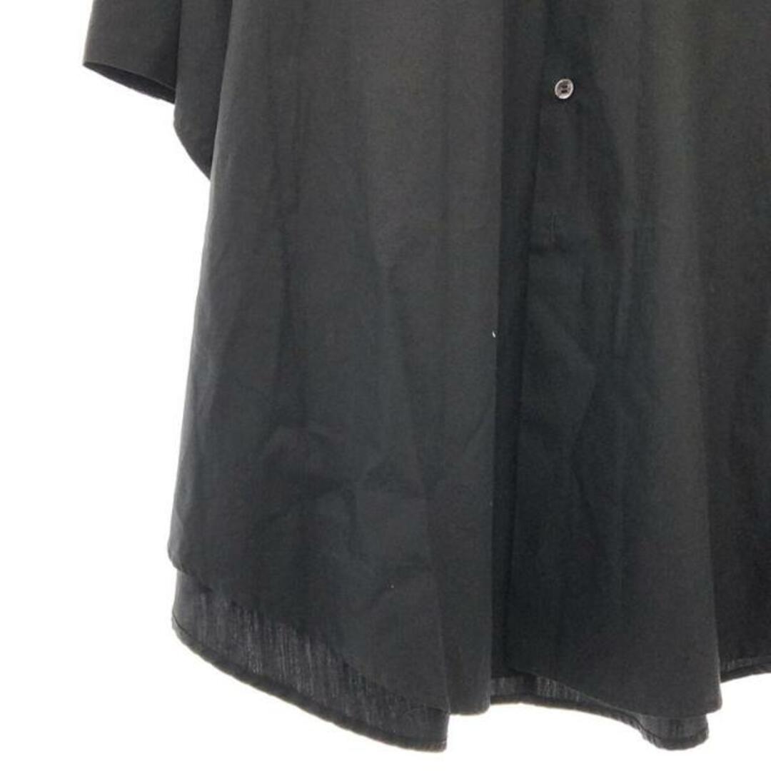 【美品】 LIMI feu / リミフゥ | 変形 ポンチョ シャツ ワンピース | ブラック | レディース 【美品】 LIMI feu / リミフゥ | 変形 ポンチョ シャツ ワンピース | ブラック | レディース
