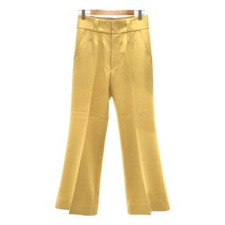 【新品】  SHIKITARI / シキタリ | 2023SS | PINTUCK MEGA FLARE SLACKS yellow | M | イエロー | メンズ(その他)