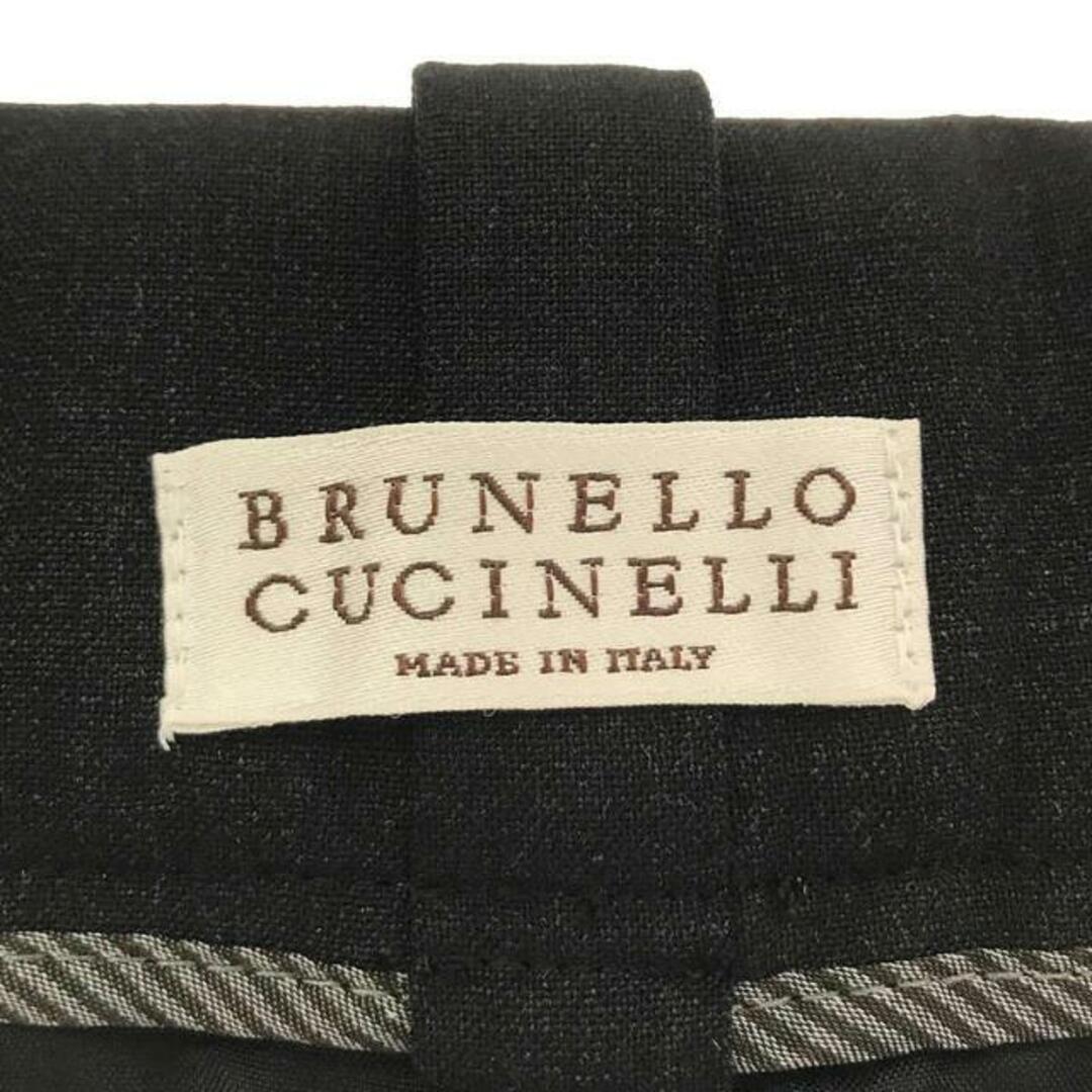 【美品】  BRUNELLO CUCINELLI / ブルネロクチネリ | ウール パンツ | 36 | チャコール | レディース