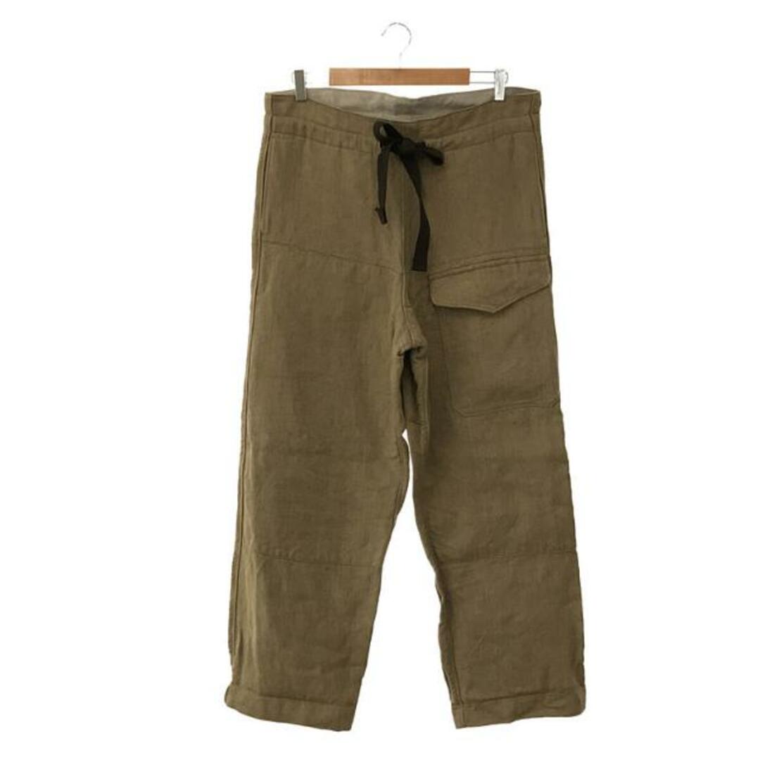 【新品】  sus-sous / シュス | Trousers, MK-1 リネンパンツ | 5 | gray beige | メンズ