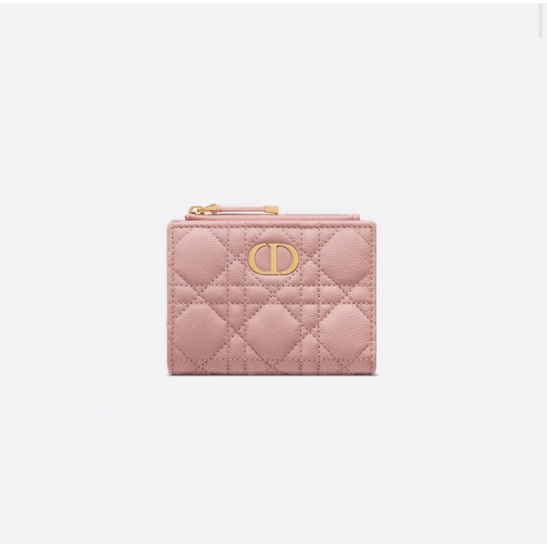 新作 新品 ディオール DIOR CARO ウォレット アンティーク ピンクディオール