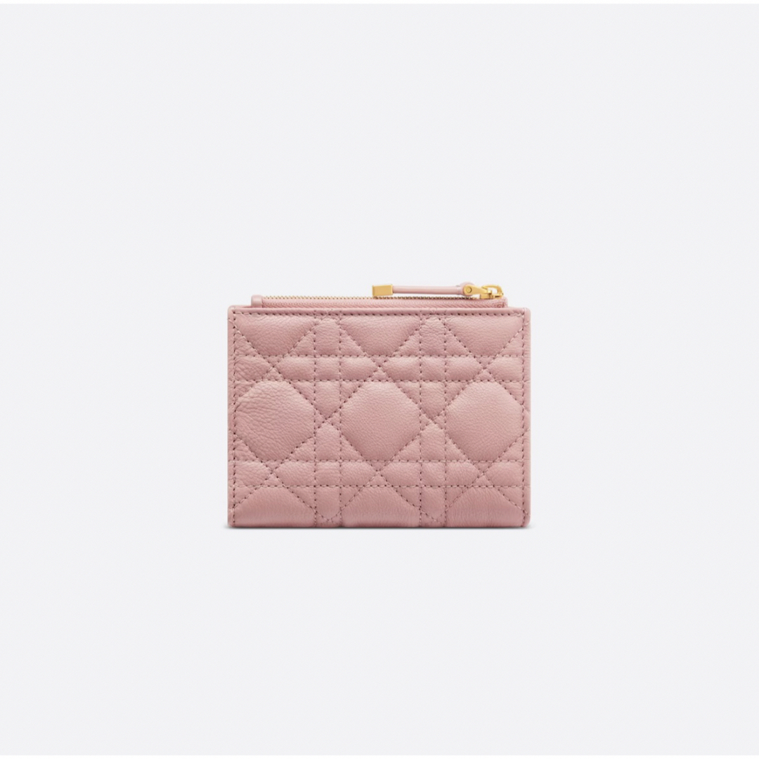 新作 新品 ディオール DIOR CARO ウォレット アンティーク ピンク