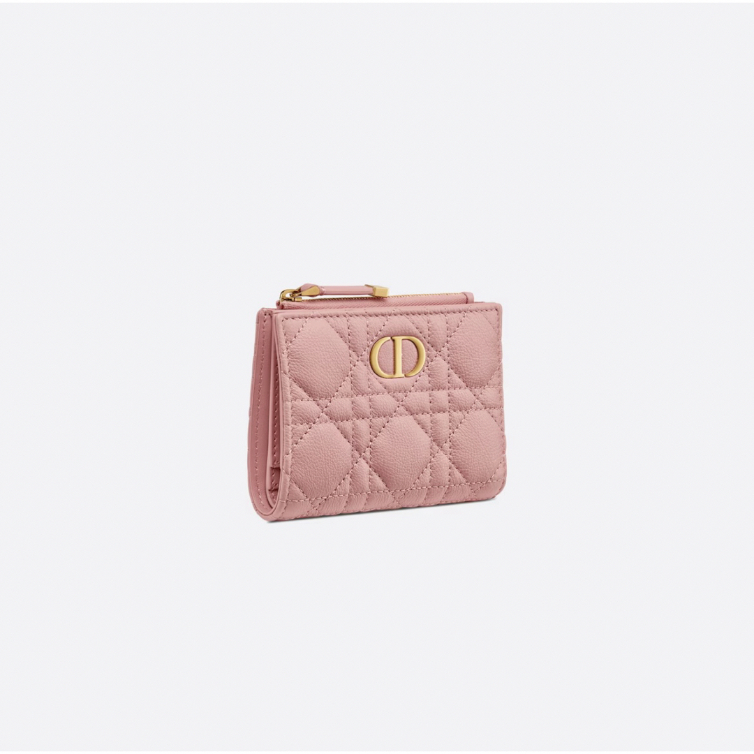 新品 ディオール【日本限定】DIOR CARO ウォレット アンティークピンク