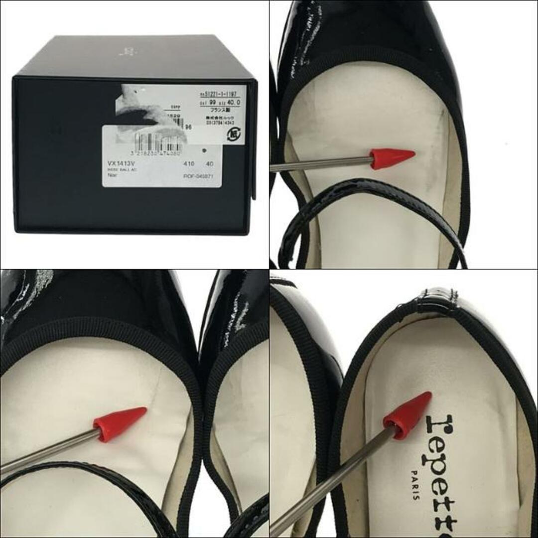 repetto / レペット | ROSE BALL ワンストラップ パテント パンプス | 40 | ブラック | レディース