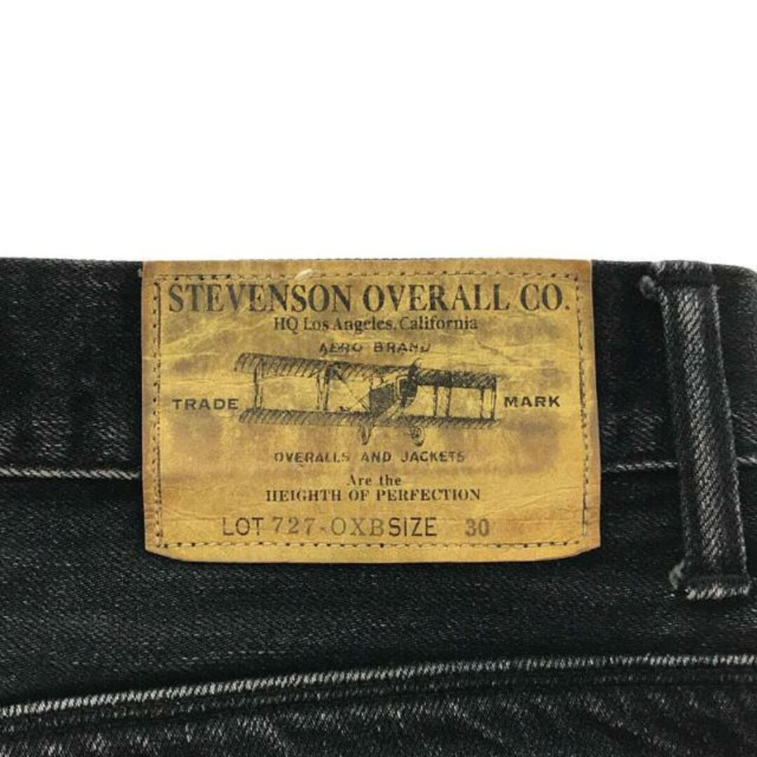 ​Stevenson Overall Co. / スティーブンソンオーバーオール | 727-OXB La Jolla デニムパンツ | 30 |  ブラック | メンズ